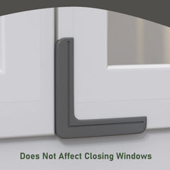 SYGA Window Broken Aluminum Bridge Anti-Collision Corner Children's Window Corner Protection Right Angle Protective Cover - 4 Pcs