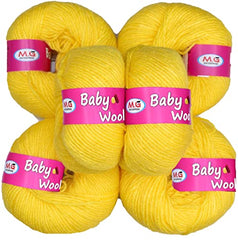M.G ENTERPRISE MG Baby MelonKnitting Wool 200 Wool Thread for Crochet & DIY Craft Projects