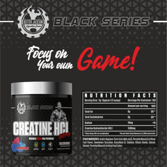 Dexter Jackson Black Series Creatine HCL | Blue Raspberry Flavor | 150 Servings, 300g | Premium Muscle Strength and Endurance Supplement