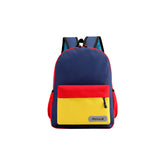 SYGA Kids Schoolbag, Breathable, Waterproof, Customized Logo Backpack For Kindergarten And Elementary School Students (Small Dark Blue)