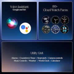 boAt Enigma Radiant Luxury Watch for Man w/1.43"(3.63 cm) AMOLED Display, AOD, Premium Metal Build, Round Dial, 200+Watch Faces, Upto 7 Days Battery Life, Fitness smartwatch for Men (Metal Black)