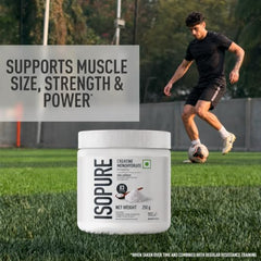 Isopure 100% Creatine Monohydrate Micronized, 250g- 83 servings, Increase Lean Muscle Mass, Enhances Muscular Endurance