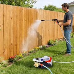 Woscher AquaWash+ Car Washer, Adjustable High Pressure Gun, Washing Pump for Car, Bike and Home Use Cleaning, 18 Months Warranty, 2200 Watts, 160 Bars