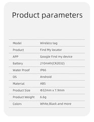 AUSHA Smart Bluetooth Tracker Device|No SIM Needed | Compatible with Apple Find My| Alert & Water Resistant | for Bags, Wallet, Luggage, Keys Finder