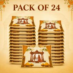 Choego New Season Wedding Print Saree Cover Pack of 12 | Zip closure, Doli Print Reusable storage bags, Ideal for bridal designer sarees, Wardrobe organizer, One side transparent