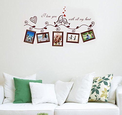 Syga Wall Stickers Picture Frame Brown