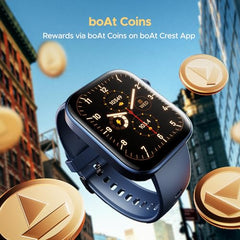 boAt Storm Call 3 w/TBT Navigation, Daily Activity Tracker, DIY Watch Face Studio,700+ Active Modes, 1.83" (4.6 cm) HD Display Fitness Smart Watch for Men & Women(Black Metal)