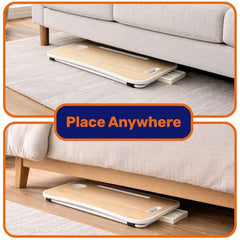GoRogue Stud Foldable Wooden Mini Lapdesk for Couch, Sofa Bed, Study Tray Table Stand for Writing (Walnut), 40 Centimeters