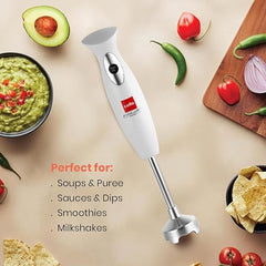 Cello Vibro Hand Blender, Black | Powerful 300W Motor | Copper Motor, Ergonomic Design, Low Noise Operation, Easy to Clean and Store | 2-Year Warranty