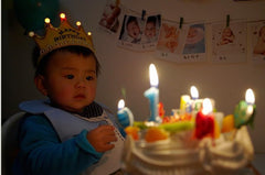 SYGA LED Flashing Happy Birthday Light Up Crowns Birthday Party Caps - Magenta