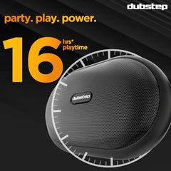 Dubstep Pop 600 Wireless Speaker, 15 Hrs Playtime, 52mm Driver, TWS Pairing, 6W Output Bluetooth Speakers (Grey)