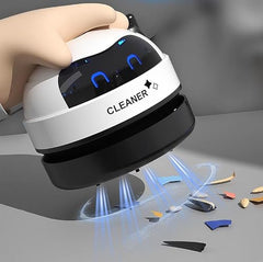 5 LEAFé : JOURNEY TO HEALTH Panda Mini Vacuum Cleaner for Desk (with Nozzle), 500 Pa Powerful Suction, USB Rechargeable Handheld Table Dust Cleaner for Keyboard, Laptop, Car Interior