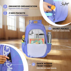 Skybags Brat Pro Max 35L Laptop Backpack (Upto 15.6"), 3 Compartments,Black