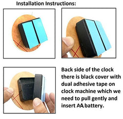 SYGA Beautiful White Vintage Wall Clock Sticker