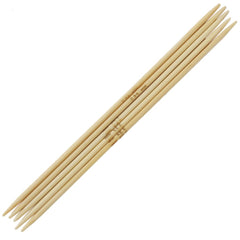SYGA 11 Sizes 5pcs/Size Double Point Carbonized Bamboo Knitting Needles Length 13cm