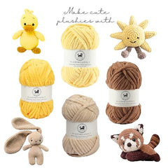 NESTNHAVEN , Plush & Cuddly Sets 2.0 , Chenille Yarn Supersoft Hand Knitting Wool Ball, set of 4 , 400 grams (1 Ball/100 Gram Each) Suitable for Craft, Babywear, Toys , Baby Blankets , 5 Bulky, Shades - NNHS 2.0 (Set 26 baby Pink , lilac , hot pink…