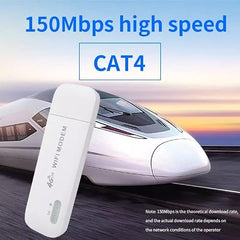 BEEBIRD® High Speed Portable 4G Wireless Modem- 150 Mbps 4G WiFi Dongle, All Sim Support WiFi Router, Connects Up to 10 Devices WiFi Hotspot Device