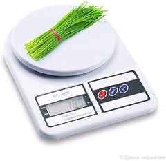 SF-400 Digital Kitchen Weighing Scale | 10Kg x 1g Precision | Food Scale with LCD Display for Cooking, Baking, Meal Prep & Healthy Diet | Compact Weight Machine for Home Use (White)