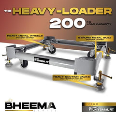 Bheema Series 100% Metal Body Dishwasher Stand with Wheel Trolley Replacement for Dishwasher Machine 8, 12, 13, 14, 16 Place, Adjustable Size, 200kg Load Capacity, by LSRP'S Universal Fit, Grey Color