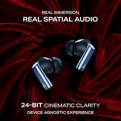 boAt Airdopes Prime 701 ANC, 46dB Hybrid ANC, 50Hr Battery, Real Spatial Audio,Multidevice Connect,App Support, Bluetooth Earbuds, TWS Ear Buds Wireless Earphones with mic (Titanium Blue)