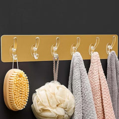 Shivstor 15 Pack Self Adhesive WallHook Heavy DutyHook for Hanging Without Drilling Transparent Nail Free StickyHook Strong Wall Hanger Set of 15 FlowerHook for Kitchen Bathroom Home Storage