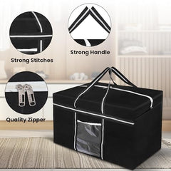 Storite Nylon Extra Large Size 129 L Multipurpose Underbed Storage Bag