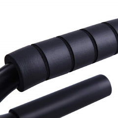 SYGA Steel Exercise Handle -Muscle Push up Stands-Athletics Push-Up Bars with Foam Padded Grips for Muscles Chest Women Men(Black)