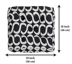 Kuber Industries Microfibre Quilted Chair Cushion/Pad | Chair Back Rest Pillow | Size 45 X 47 X 7 CM | Pack of 1 | Blue
