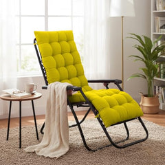 DADDY COOL Multipurpose Extra Long Rocking Chair Cushion for Outdoor and Indoor/Chair pad for Home & Office Chair Filling 18 x 50 Inch Pack of 1 Dark Green (Only Cushion)