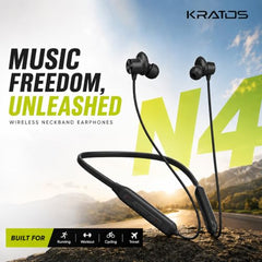 Kratos TW02 Ear Buds Wireless with 60H Playtime, Noise Isolation & Clear Calls, Bluetooth Earbuds with Voice Assistant, Ear Buds with Bluetooth V 5.3 & with Type C Fast Charging, IPX5 TWS Earphones