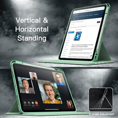JETech 360° Rotating Case for iPad Air 11" M4/M3/M2 & Air 5/4 10.9", Black