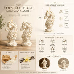 Decorative Fragrance Candle with Raised 3D Ivory Swirl Pillar Artwork | Long Burning Scented Candle for Home Décor, Living Room, Bedroom, Meditation Space, Table Decoration & Gift