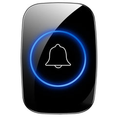 SYGA Doorbell Wireless Household Battery Type DC Full Battery Unplugged Wireless Doorbell One Drag One Waterproof(SQUARE-ONE-TRANSMITER)