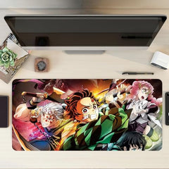 JIGARI Extended Anime Large Mouse Pad (11 x 23 Inch) | Gaming Mousepad for Laptop, Desktop & Keyboard | Smooth Surface | Anti-Slip Rubber Base (Zoro - Sword Master - One Piece (P08))