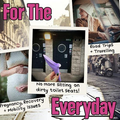 SHEWEE Flexi + Case - Reusable Pee Funnel – A Flexible, Larger Version Of The Original Female Urination Device Since 1999! Quickly, Easily & Discreetly, Wee Standing Up. Comes with Pipe & Case (Black)