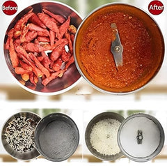 Nima Mixer Grinder Smash Machine Stainless Steel Multifunctional Electric Grinder & Chopper Dried Spice Hurbal Masala Coffee Beans, Nuts & Grains, Household Mixer, Powerful Motor Blender (Multi 8)