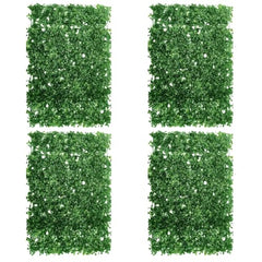 URBAN BLOOM Artificial Green Hedge Panel for Wall Decor Pack of 6 | Green Wall Grass | UV Resistant Faux Boxwood Plant Mat | Indoor & Outdoor Garden, Balcony, Fence & Home Decoration