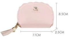 MOMISY PU Leather Women's Credit Debit Card Holder Money Wallet Purse Clutch (11 Slots Maroon)