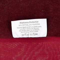 Amazon Brand - Solimo Water Resistant Polyester Mattress Protector, Single Bed Size (72x36 inch), Coffee