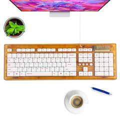 Arctic Fox Crystal Wired Keyboard (Grey)