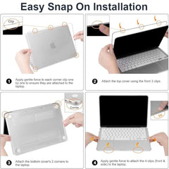 Verilux MacBook Neo Case Compatible A3404 13 Inch Transparent Hard Shell
