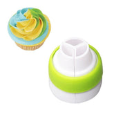 SYGA 1 Pcs 3 Hole Icing Piping Bag Russian Tricolor Converter Decorating Mouth Converter