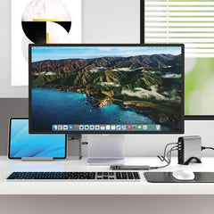 SATECHI Slim X3 Bluetooth Backlit Keyboard with Numeric Keypad – Illuminated Keys & Multi-Device Sync – for M2/ M1 MacBook Pro/Air, M2/ M1 iPad Pro/Air, M2 Mac mini, iMac M1 (Silver)