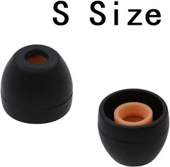 Syga Hybrid Silicone Earbuds Ear Buds Tips for Sony XBA, MDR and DR Series in-Ear Earphone Headsets SML 3 Size 3 Pairs, Hybrid Eartips for Sony, Set of 3 (Black, Orange, Green, Blue)