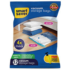 Smart Saver Vacuum Pump for Packing, Electric Pump for Vaccum Storage Bags, Portable Plastic Vacuum Bag Pump for Compression Comforter, Clothing (Storage Bag Not Included)