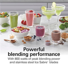 Hamilton Beach Portable Blender with Sipper Lid and Blade Guard