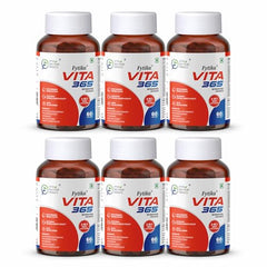 Fytika Vita 365-120 Tablets (Pack of 2) | Multivitamin For Men and Women | With Ashwagandha, Ginseng, Probiotics & Prebiotics and Biotin| Enhances Energy, Stamina, Immunity and Digestion