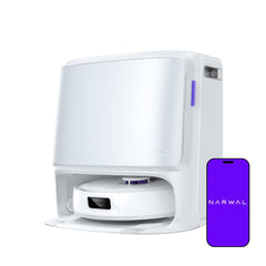 NARWAL Freo X10 Pro Robot 2-in-1 Vacuum and Mop, 11000Pa Suction, EdgeReach Mopping, Zero Tangle Technology, Self-Emptying with De-Tangling Side Brushes (2025)