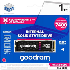 Goodram PX700 SSD SSDPR-PX700-01T-80 SSD M.2 1.02 To PCI Express 4.0 3D NAND NVMe