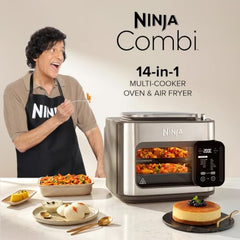 Ninja Combi 14-in-1 Multi-Cooker, Oven, & Air Fryer (12.5L) | HyperSteam & Air Fry Technology, Cooks 3-Part Family Meals in 15 Mins, Healthy Oil-Free Cooking, Digital Display